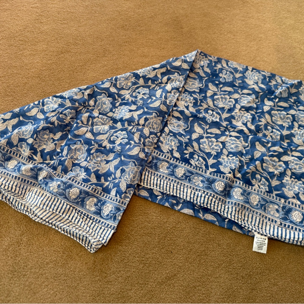 Blue Floral Women’s Swim Sarong
